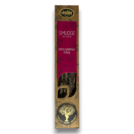 Incenso Orgânico Descarga Total Fragrâncias AUM Bastões para Manchas - 25gr.