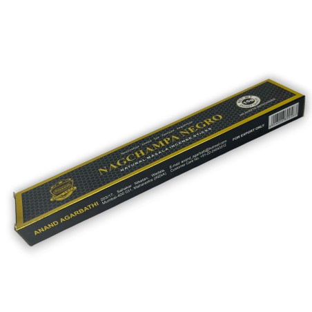 Black Nag Rökelse Champa ANAND Nag Champa Black - 1 förpackning med 15gr.