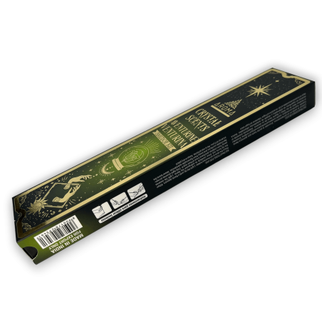 Incenso Aventurina AROMA Smudge Crystal Kit Incenso Aventurina - Incensos com minerais - 1 caixa de 20gr.