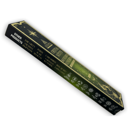 Aventurin Rökelse AROMA Smudge Rökelse Kit Crystal Aventurin - Rökelse pinnar med mineraler - 1 låda med 20gr.