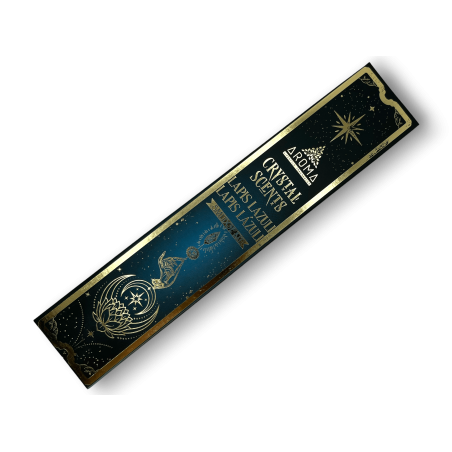 Lapislazuli Räucherstäbchen AROMA Smudge Lapislazuli Räucherstäbchen Kit - Räucherstäbchen mit Mineralien - 1 Schachtel mit 20gr