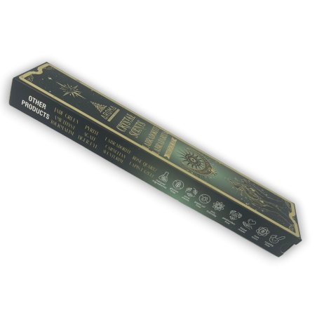 Labradorite Incense Kit AROMA Smudge Labradorite Incense Kit - Batoane de tamaie cu minerale - 1 cutie de 20gr.