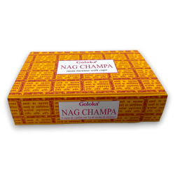 Copos de resina Nag Champa Goloka - 6 copos de resina de incenso