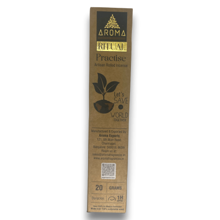 Practical Ritual Incense AROMA Ritual Practise - 20 gram box with inspiring message