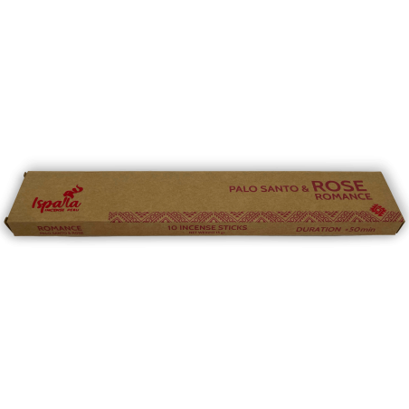 Palo Santo en Rose Wierook ISPALLA Romance - Natuurlijke en ecologische wierook gemaakt in Peru - 15gr.