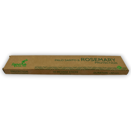 Tămâie Palo Santo și Rozmarin ISPALLA Protection - Tămâie naturală și ecologică fabricată în Peru - 15gr.