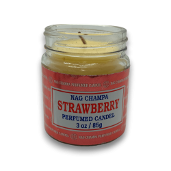 Erdbeere Nag Champa Satya Erdbeer Kerzenglas -...