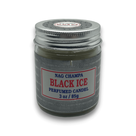 Black Ice Nag Champa Satya Jar Candle - 85gr. - durée 24 heures