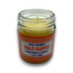 Candela in barattolo Palo Santo Nag Champa...