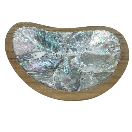 Joc de 4 Mini Bols de Fusta de Teca Assortits