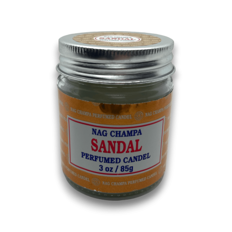 Sandelträ Nag Champa Satya Sandal-ljus - 85 g - 24 timmars brinntid