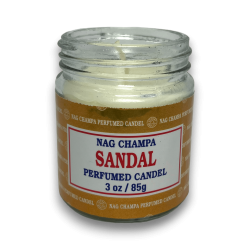 Sandelholz Jar Nag Champa Satya Sandalenkerze -...