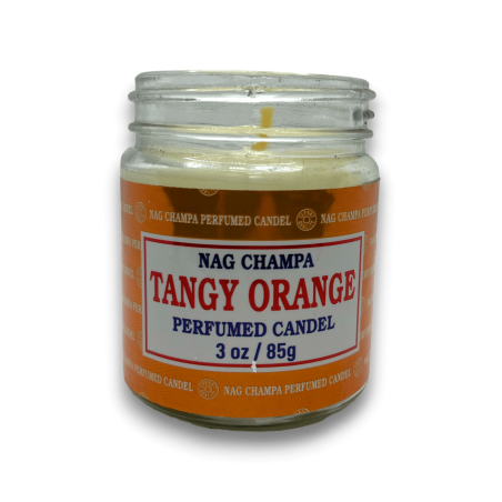 Orange Spice Nag Champa Satya Tangy Orange Candle - 85g - 24 hours duration