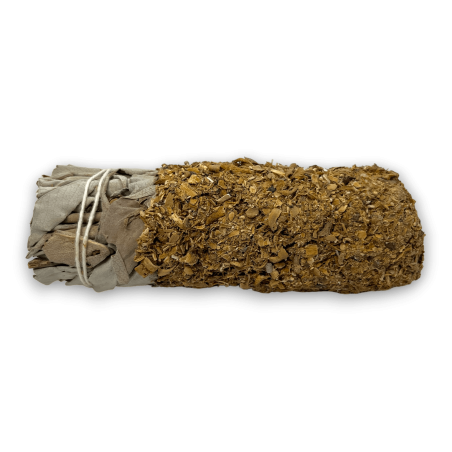DIP Weißer Salbei Bundle mit Orangenblüte - Eco-Artisanal Battered Bundle - Energiereinigung, Frieden und Harmonie anziehend