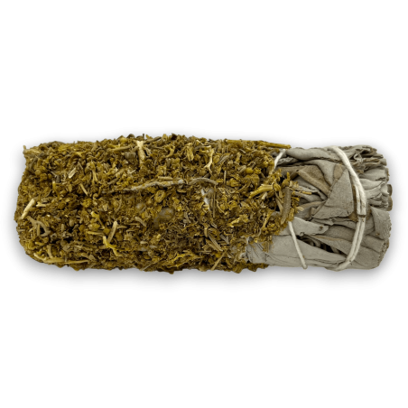 DIP White Sage Bundle with Rue - Eco-Artisanal Battered Bundle - Protection and Purification