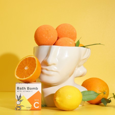 Bomba de bany amb Vitamina C i Olis Essencials - 115gr.