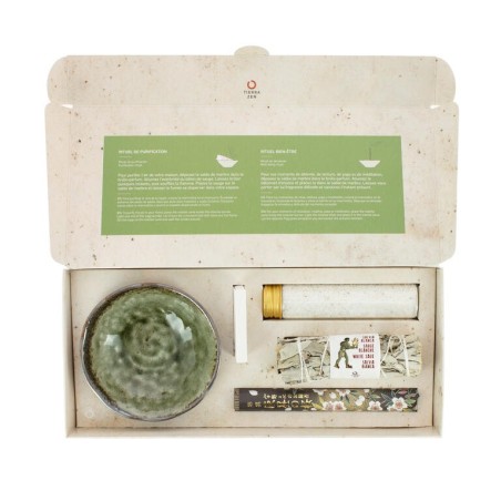 Set de Ritual Japonès - Salvia Blanca i Encens Nippon Kodo - Inclou encens amb marbre