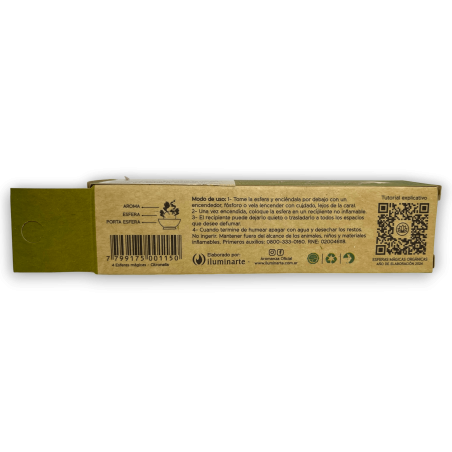 AROMANZA Esferas Mágicas de Citronela - Iluminarte Argentina - 4 lâmpadas de defumação, repelente natural de insetos e mosquitos