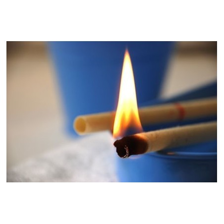 Par Velas de oido aromatica - Naranja  - 6