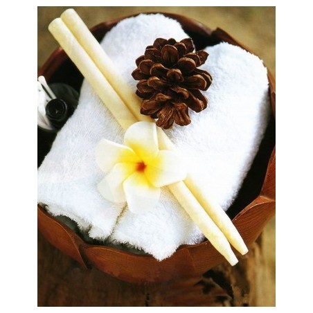 Par Velas de oido aromatica - Naranja  - 8