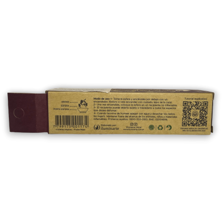 Esferas Mágicas Frutos Rojos Empoderamiento AROMANZA - Iluminarte Argentina - 4 bombitas Arándanos, Ananá, Frutilla, Frambuesas