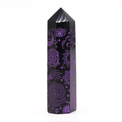 Black Obsidian Points (aprox. 60-70g, 9cm) -...