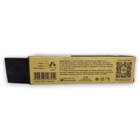 Sfere Magice 4 Elemente AROMANZA - Iluminarte Argentina - 4 becuri de defumare Foc, Pamant, Aer si Apa