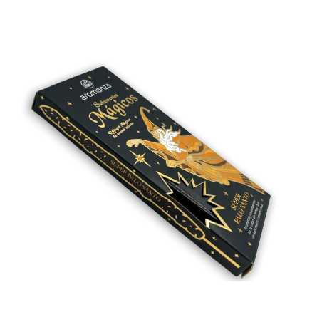 Sahumerio Mágicos Super Palo Santo Aromanza Inciensos - 10 barritas gruesas artesanales