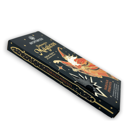 Incenso Aromanza Magico Sahumerios Pepe Arancione - Iluminarte Argentina - 10 bastoncini spessi fatti a mano