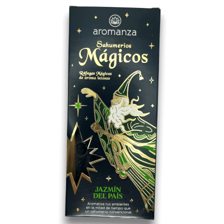 Encens Jasmin Magique du Pays Aromanza - Iluminarte Argentina - 10 tablettes épaisses artisanales