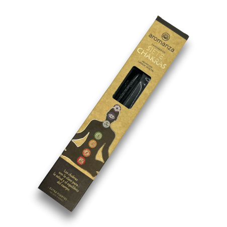 Incenso Sahumerios Seven Chakras Aromanza - Iluminarte Argentina - 7 bastoncini spessi extra forti