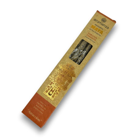 Maya Sahumos Orange Pepper Attraction Aromanza Encens - Iluminarte Argentina - 3 barres extra larges / fortes