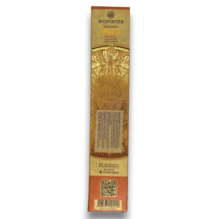 Sahumos Maya Orange Pepper Attraction Aromanza Incense - Iluminarte Argentina - 3 bardzo duże / mocne laski
