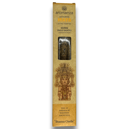 Sahumos Maya Super Palo Santo Buena Onda Aromanza Wierook - Iluminarte Argentina - 3 extra grote/sterke stokjes