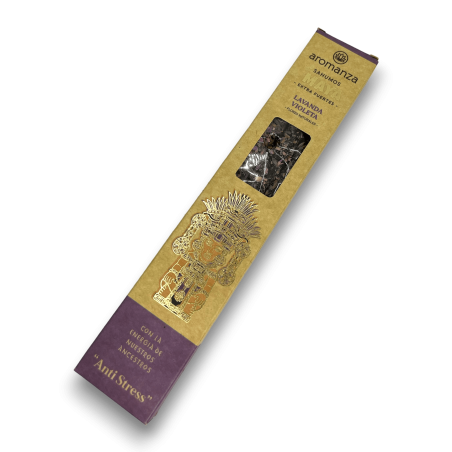 Maya Lavender Violet Anti Stress Aromanza Incense Sahumos - Iluminarte Argentina - 3 extra Large / Strong bars