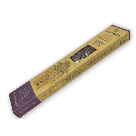 Maya Lavender Violet Anti Stress Aromanza Incense Sahumos - Iluminarte Argentina - 3 extra Large / Strong bars