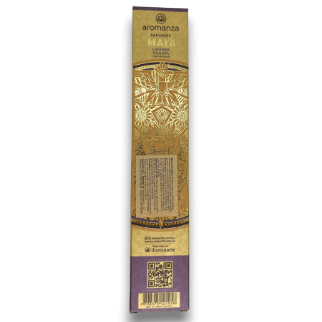Maya Lavender Violet Anti Stress Aromanza Incense Sahumos - Iluminarte Argentina - 3 extra Large / Strong bars