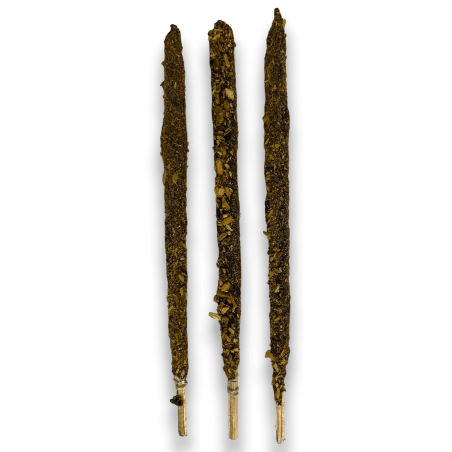 Sahumos Maya Esencias de la India con Palo Santo Humildad Aromanza Inciensos - Iluminarte Argentina - 3 barritas extra Grandes
