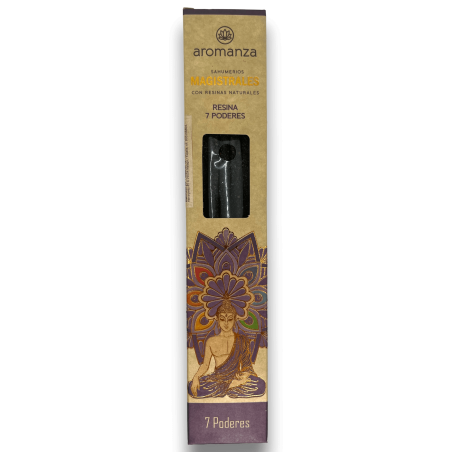 Magisterial Sahumerios 7 Powers Aromanza Räucherstäbchen - Iluminarte Argentina - 8 dicke Riegel mit Naturharzen