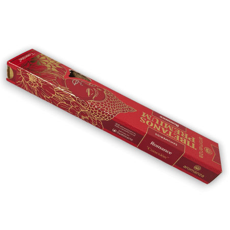 Encens Tibétain Premium Romance Connection Encens Aromanza - Iluminarte Argentina - 8 bâtonnets épais