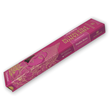 Incensi tibetani premium Pink Passion Fascination Aromanza Incensi - Iluminarte Argentina - 8 bastoncini spessi