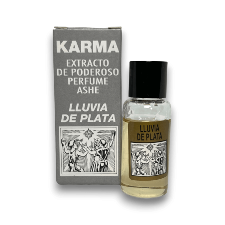 Perfume Ashe Lluvia de Plata - Para atraer dinero y prosperidad - HOSTENATURA - 10ml.