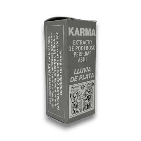 Perfume Ashe Silver Rain - Para atrair dinheiro e prosperidade - HOSTENATURA - 10ml.