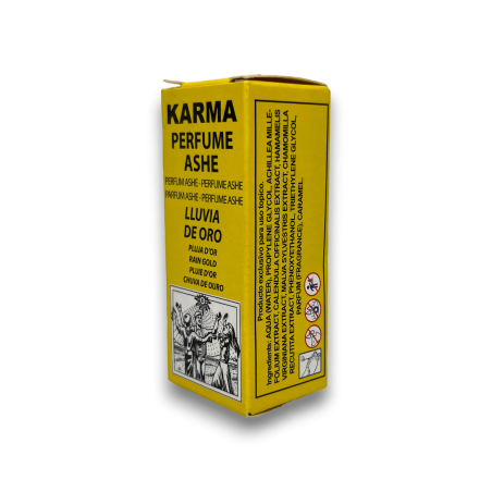Perfum Ashe Pluja d'Or - Per atraure diners i riquesa - HOSTENATURA - 10ml.