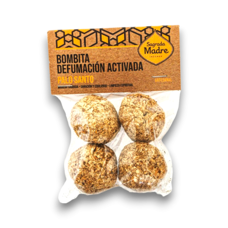 Torba Sagrada Madre Palo Santo Bombitas - Defumacja - 4 sztuki