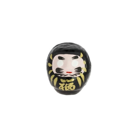 Daruma Schwarzer mittlerer Schutz - Traditionelles Japan - Zweckpuppe