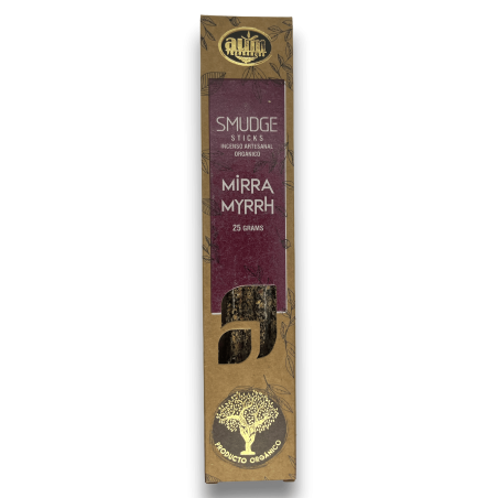 Organiczne kadzidła mirra AUM zapachowe smugi w sztyfcie - 25gr.