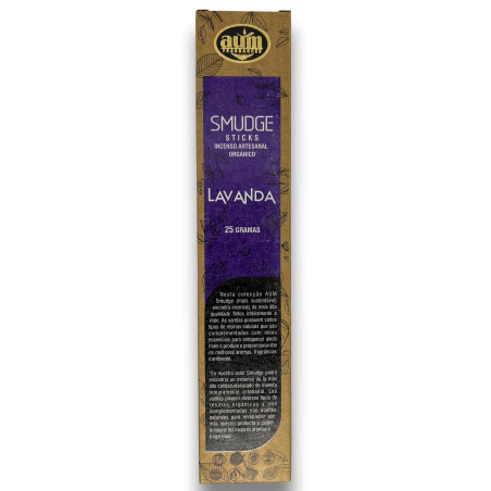Encens Lavande Bio AUM Fragrances Smudge Sticks - 25gr.
