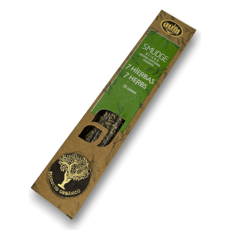 Organic Incense 7 Herbs AUM Fragrances Smudge Sticks - 25gr.