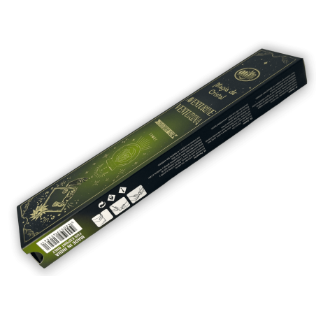 Aum Fragrances Magic Aventurine Incense - Incense with Green Aventurine Crystal Box - 20gr.